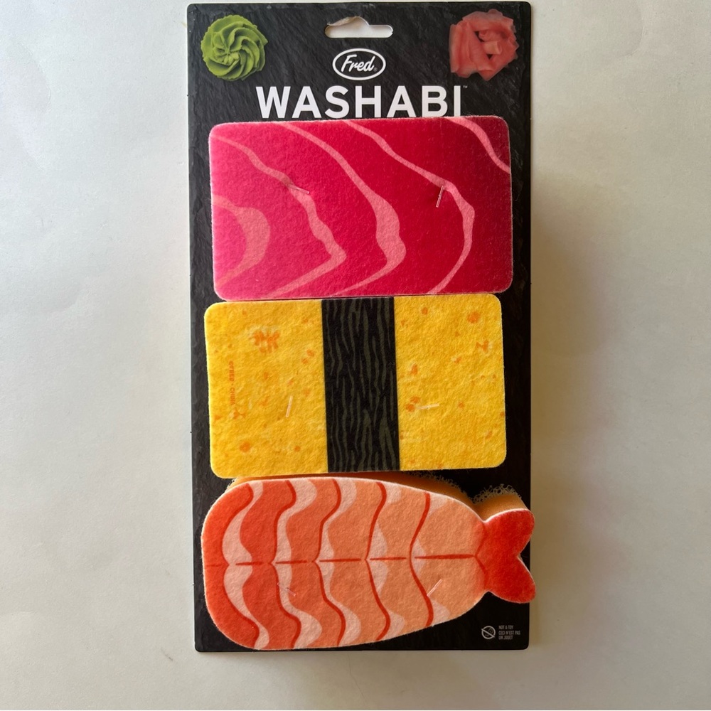 Fred Washabi Kitchen Sponges